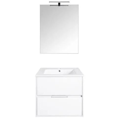 Mueble Vanitorio 80 cm Inca Gloss White Teka