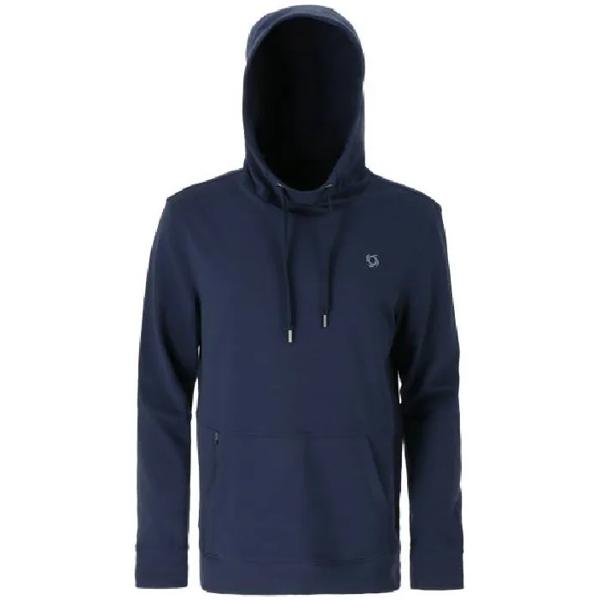 Poleron Con Gorro Trot De Hombre Azul Marino Doite