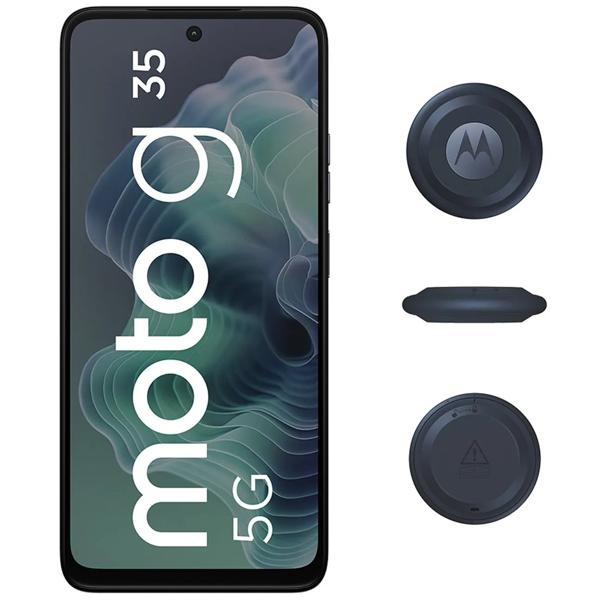 Celular Motorola G35 5G 4+128GB Negro+Moto Tag