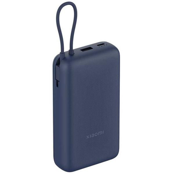 Batería Externa Portátil Xiaomi 20000mAh Blue GL Integrated Cable