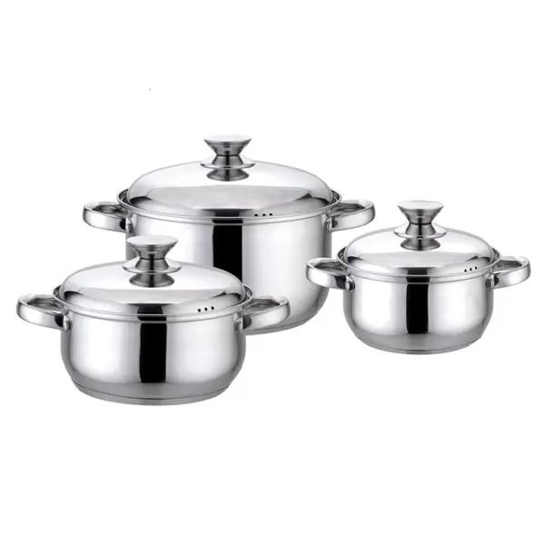 Batería 6 Piezas Pavia silver Fantuzzi