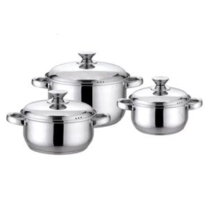 Batería 6 Piezas Pavia silver Fantuzzi