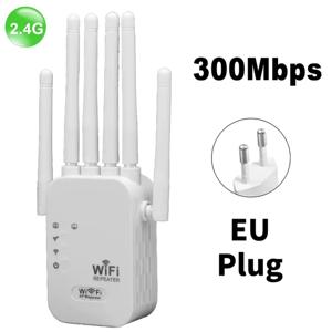 Repetidor WiFi inalámbrico 300Mbps Amplificador de Señal 2,4G