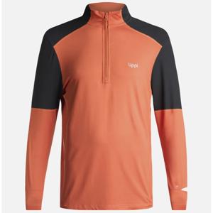 Poleron Hombre Puerto Trucco 14 Zip Naranjo Oscuro Lippi