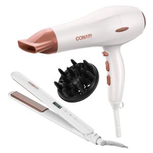 Pack Secador + Alisador Double Ceramic Conair