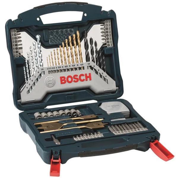 Set De Brocas Y Puntas X-line X70 Unidades De Titanio Bosch