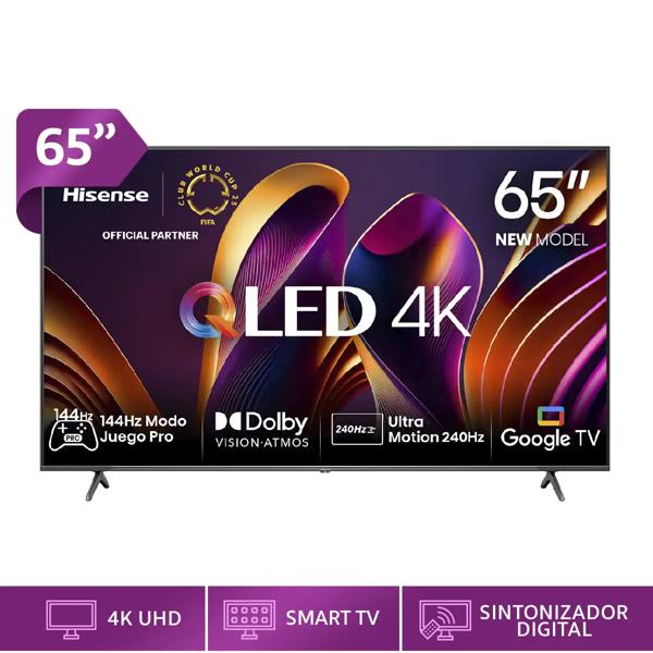 Smart Tv Hisense Qled 4k Uhd 65” 65q7n