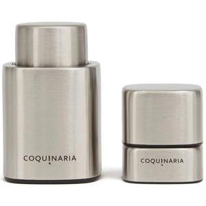 Set Sellador De Vino Y Espumante Al Vacio 2 Pzs Coquinaria