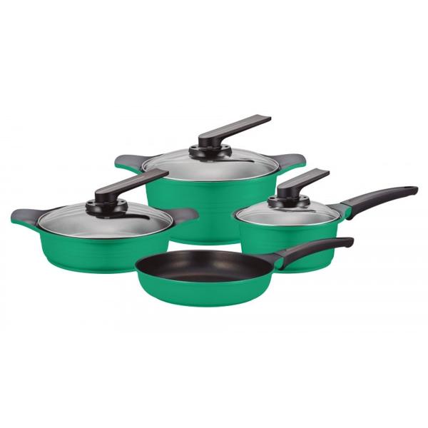 Batería de Cocina 7 Piezas Mint Roichen