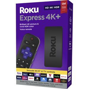 Roku Express 4K+ 3941 Control Remoto por Voz Color Negro