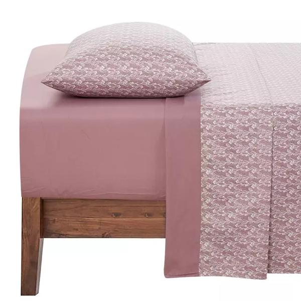 Sábanas 1.5 Plaza Microfibra Estampada Stylo