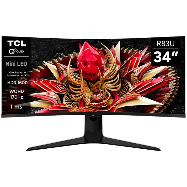 Monitor Gamer TCL 34 R83q 170hz 4k Qd-miniled 1ms