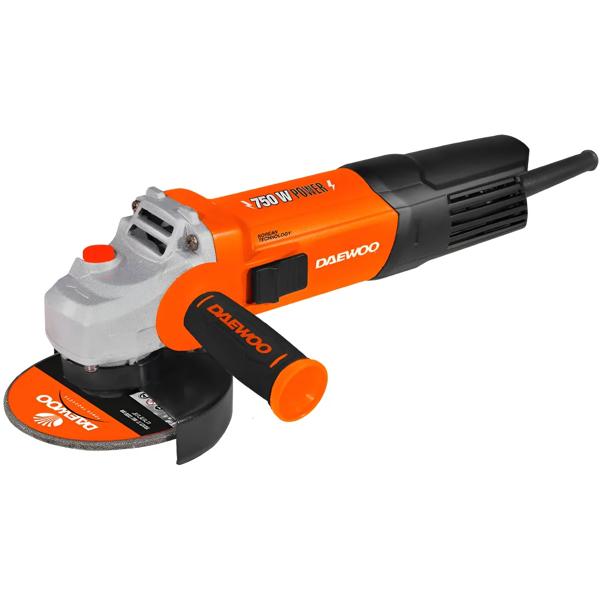 Esmeril Angular Daewoo 750w 220v 115mm + Accesorios Naranja/negro 50 Hz