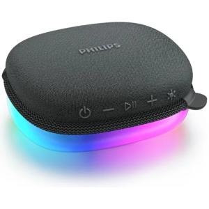 Parlante Bluetooth Philips Tas2307 Negro Ipx4 Con Luces