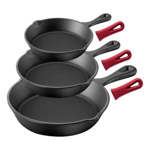 Set De 3 Sartenes 3 Hierro Fundido 15 20 25 Cm Fierro