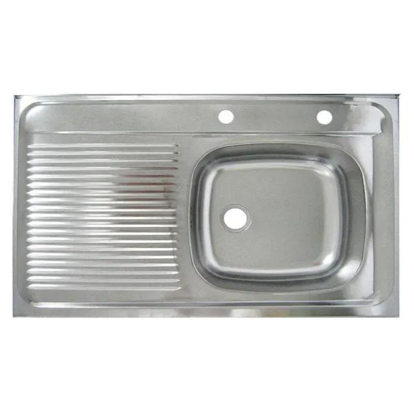 Lavaplatos Sobreponer 100x50 cm Derecha Inox Splendid