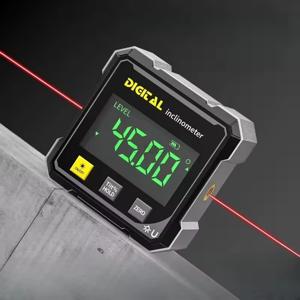 Nivel Laser Digital, Medidor de Ángulo Electrónico Magnético 360º