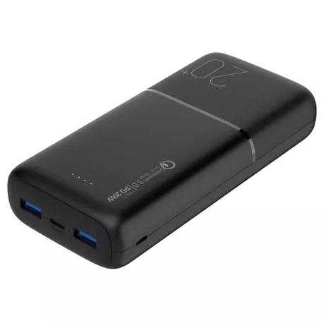 Batería Externa de Carga Rápida 20W 20.000 mAh Dusted Negra
