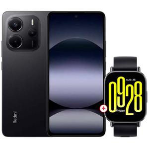 Celular Xiaomi Redmi Note 14 4G 256GB 6,67" Negro Liberado + Smartwatch Xiaomi Redmi Watch 5 Active Black