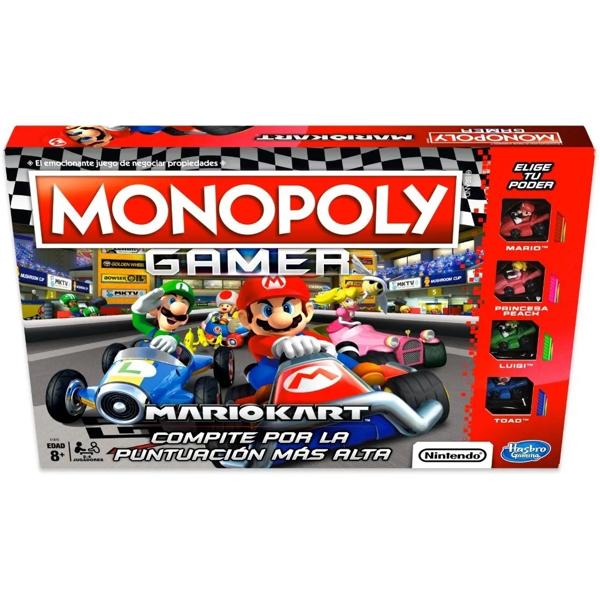 Juego De Mesa Monopoly Mario Kart Hasbro Gaming