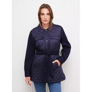 Chaqueta Mix Telas con Lazo Cuello Viaressa
