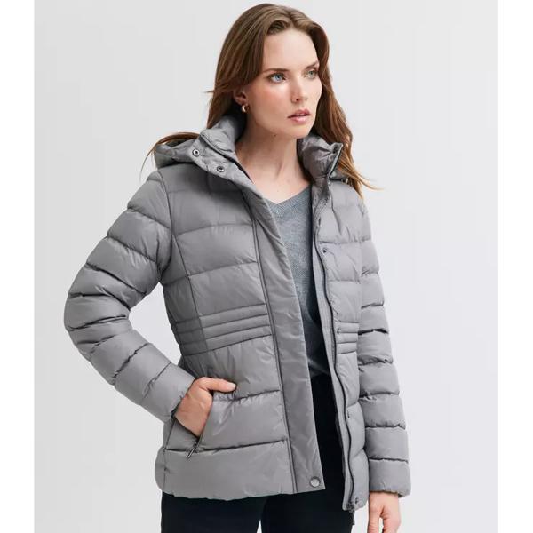 Parka Manga Larga Acolchada con Capucha Cecilia Bolocco