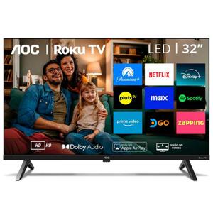 LED 32” AOC 32S5045 Roku TV Smart TV HD