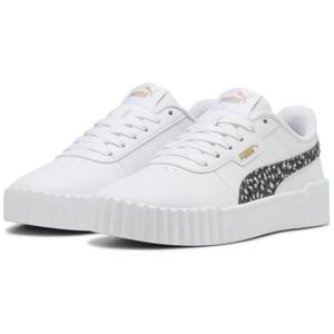 Zapatilla Puma Carina 3.0 Animal Jr Blanco Joven