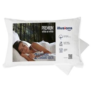 Almohada Premium Blanco 50x70 cm 2 un.