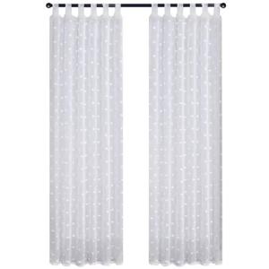 Cortina Velo 140x230 cm Cut Yarn Blanco Cotidiana