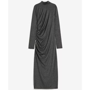 Vestido Fruncido con Cuello Alto H&M