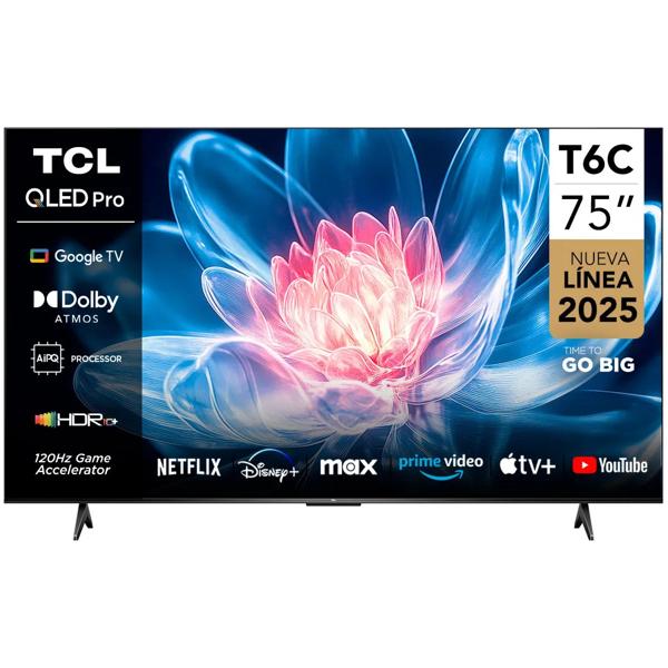 Smart Tv 75 Tcl 4k Uhd Qled 75t6c