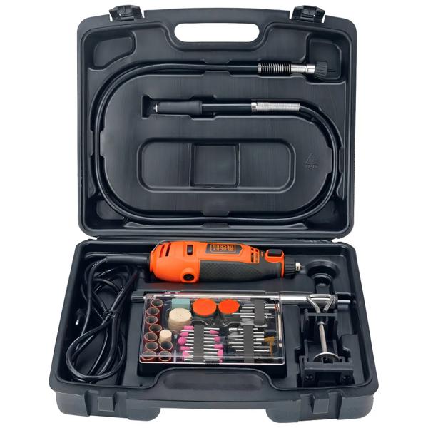 Kit Minitorno 180w + 113 Accesorios Black+decker Rt18ka-b2c