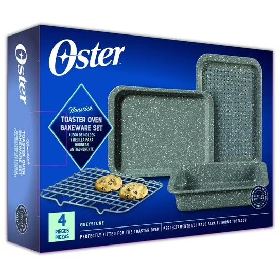 Set para Hornear Greystone 4 pcs Oster Gris Tamaño Unico