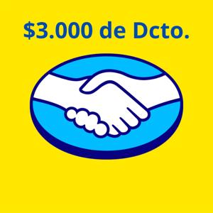 $3.000 de Descuento en tu primer pago en Mercado Pago