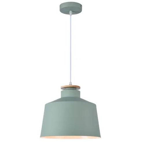 Lámpara Colgar 40W E27 1L León Verde Salvia Abitare