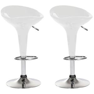 Silla Bar Braida Blanco 2 Unidades M+Design
