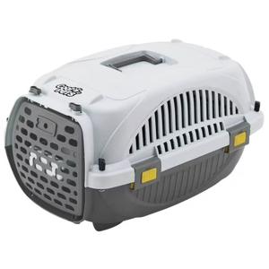 Transportador De Plástico Para Mascotas 60x40x42 Cm Coolpets Blanco