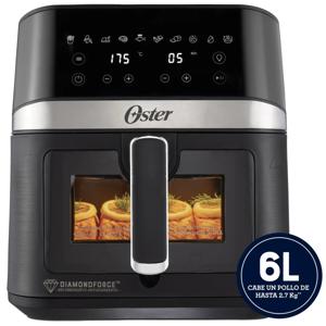 Freidora de Aire Digital Oster, Recubrimiento DiamondForce, 6L