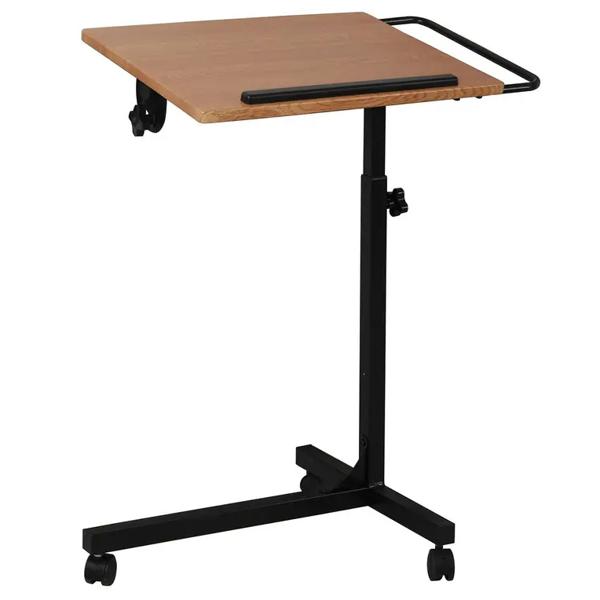 Mesa Auxiliar Móvil Natural 68x60x40 cm