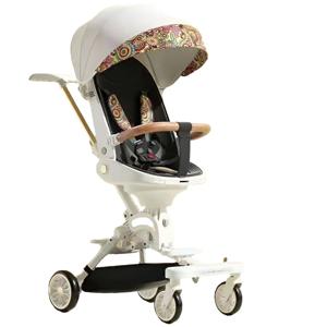 Coche De Paseo 360° 3 En 1 Reclinable Lubabycas Blanco