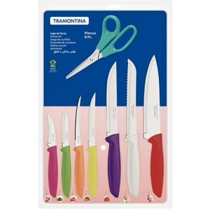 Juego De Cuchillos Tramontina 8 Piezas Plenus Colores