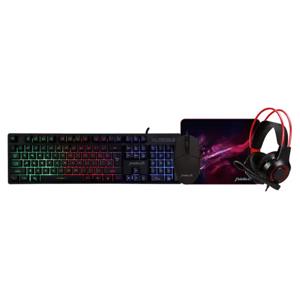 Teclado + Mouse + Mouse Pad + Audífonos Fiddler