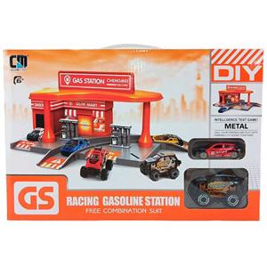 Estación De Gasolina Abc Pistas 13 Piezas Oferta Juguetería