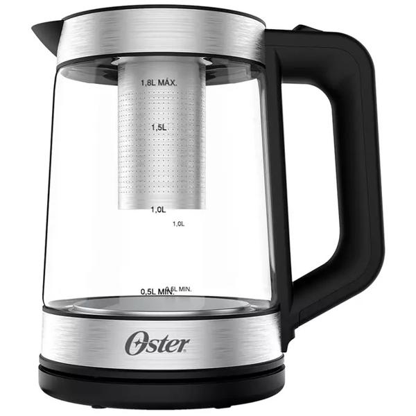 Hervidor Eléctrico Oster 1.8 Litros 2 En 1 Con Infusor Vidrio Oferta