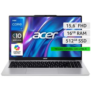 Notebook Gamer Aspire Lite 15.6" Core I7 16GB 512GB SSD Gris