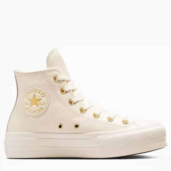 Zapatilla Urbana Logo All Star Lift Cuero Mujer - Converse