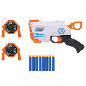 Set Lanzador, 8 Dardos Foam y 2 Targets