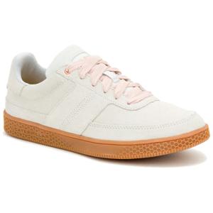 Zapatilla Pause Retro Mujer Blanco Y Café CAT