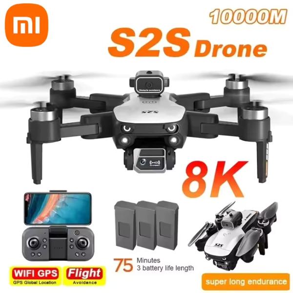 Drone Xiaomi S2s 8k 5g Gps Hd Cámara Dual Evitación De Obstáculos